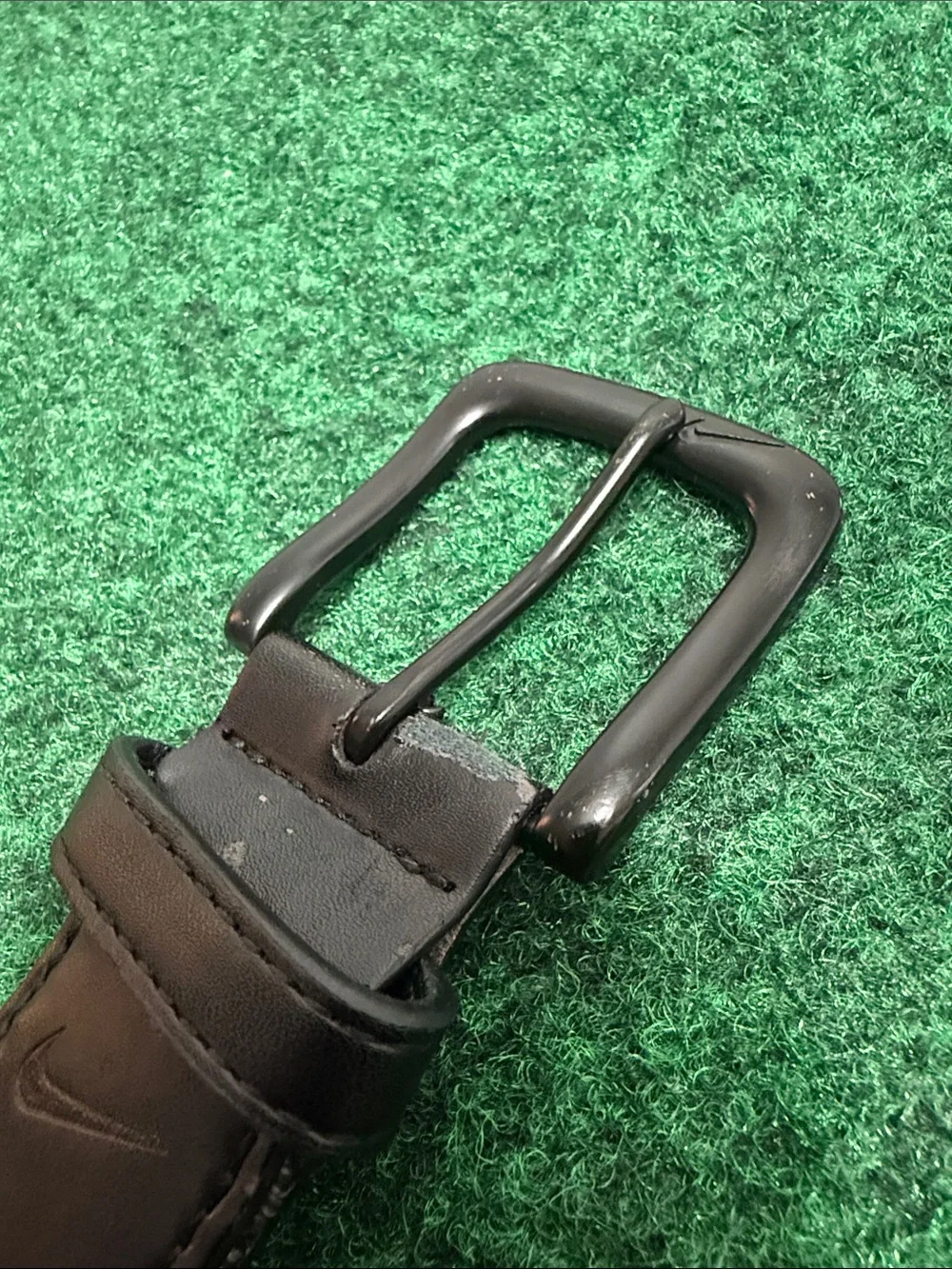 Nike Men's Black Braided Stretch Belt with Matte Buckle